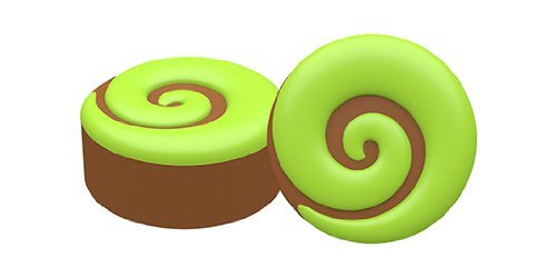 SpinningLeaf Koru Greenshoots Sandwich Cookie Mold