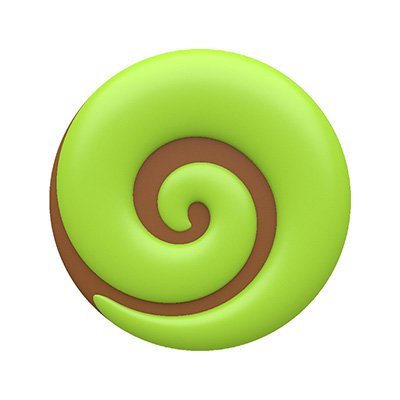 SpinningLeaf Koru Greenshoots Sandwich Cookie Mold N2