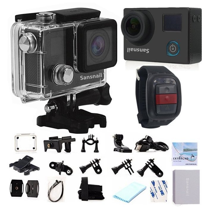 SF88B Double screen Sports Camera Watch remote control Novatek 96658 WiFi Action cameras,gyroscope image stabilization...