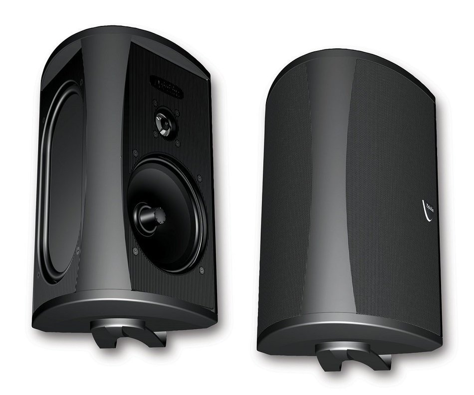 Definitive Technology W Adapt + AW 5500 All-Weather Outdoor Speakers Bundle (Pair, Black) N2