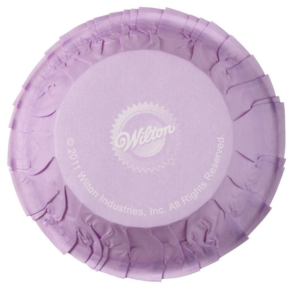 Wilton Lavender Ruffle Cupcake Cups, 24-Pack- Discontinued By Manufacturer N4