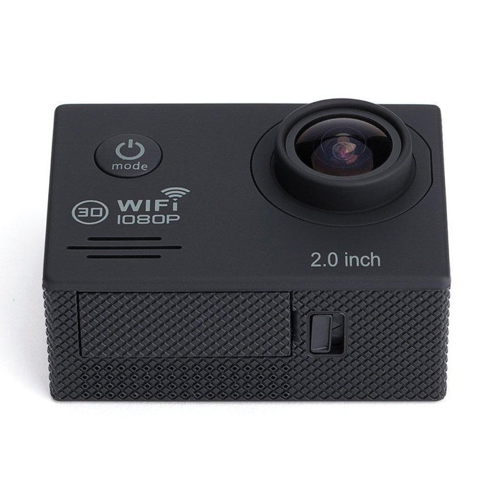 WiFi Action/Sports Camera Kit - 14MP Sensor, 170°Wide Angle Lens, 2 inch LCD Display, 1080p@30fps, 720p@60fps... N14