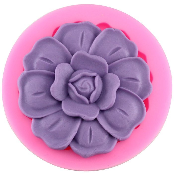Mujiang Flower Polymer Sugar Chocolate Silicone Fondant Molds N4