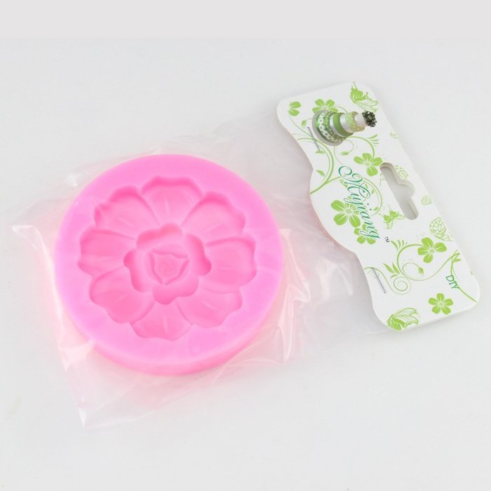 Mujiang Flower Polymer Sugar Chocolate Silicone Fondant Molds N7