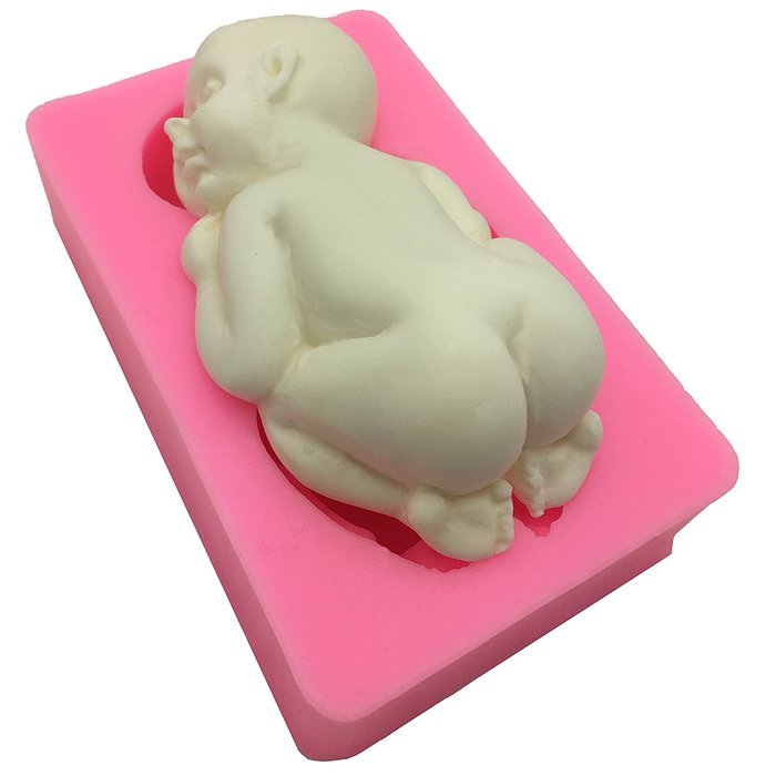 Okallo Products Large Silicone Baby Shaped Mold for Candies, Baby Showers and More! N3