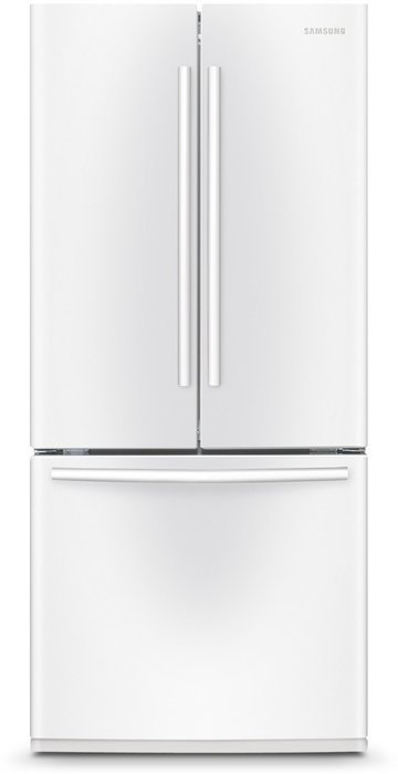 Samsung RF220NCTAWW 21.6 Cu. Ft. White French Door Refrigerator - Energy Star