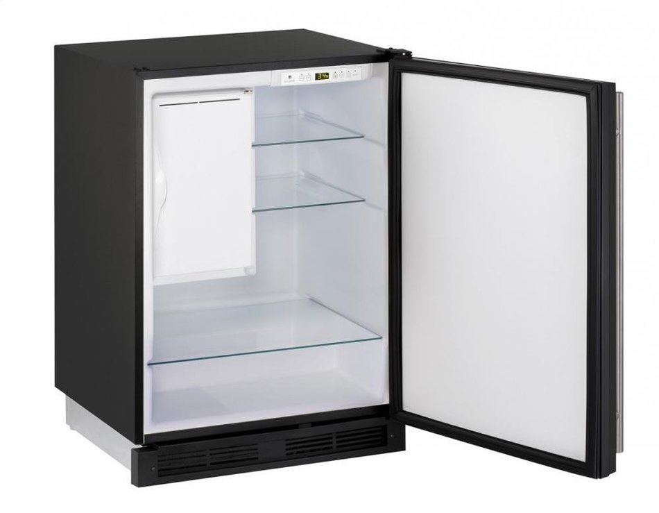 U-Line U1224RFB00A Compact Refrigerator, 4.2 cu. ft., Black