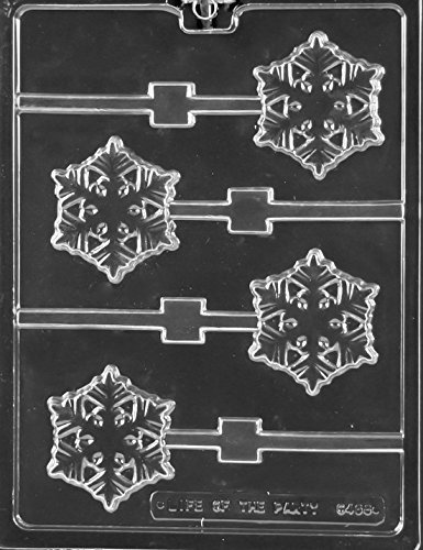 Frozen Snowflake Lollipop Chocolate Mold SHIPS SAME DAY! m69