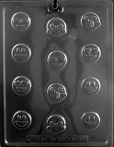 Emoji Bite Size Party Favor Chocolate Soap Mold Mould Ships Same Day m314