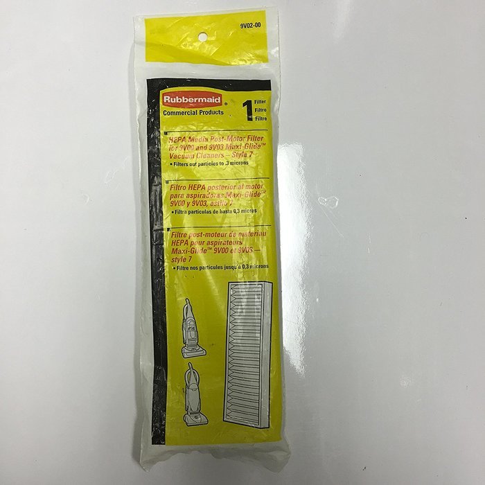RUBBERMAID HEPA MEDIA POST-MOTOR FILTER FOR 9V00 & 9V03 N2