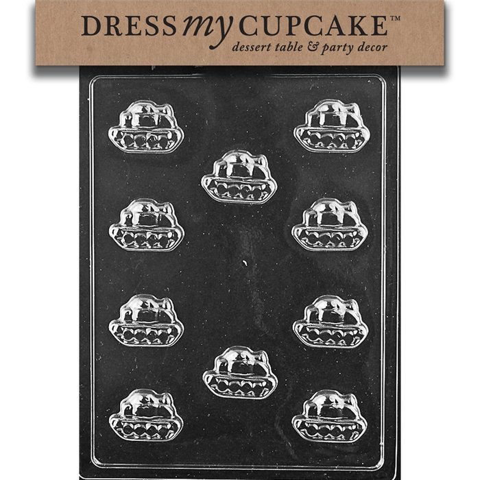 Dress My Cupcake Chocolate Candy Mold, Army Tank