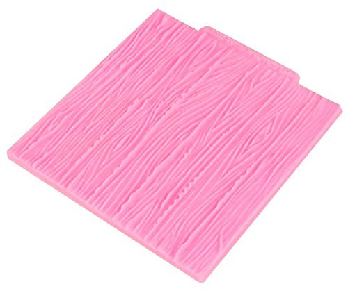C-Pioneer 3D Tree Bark Silicone Fondant Mould Cake Decor Baking Icing Mould N5
