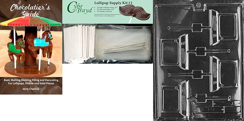 Cybrtrayd J026 Computer Lolly Jobs Chocolate Candy Mold N5