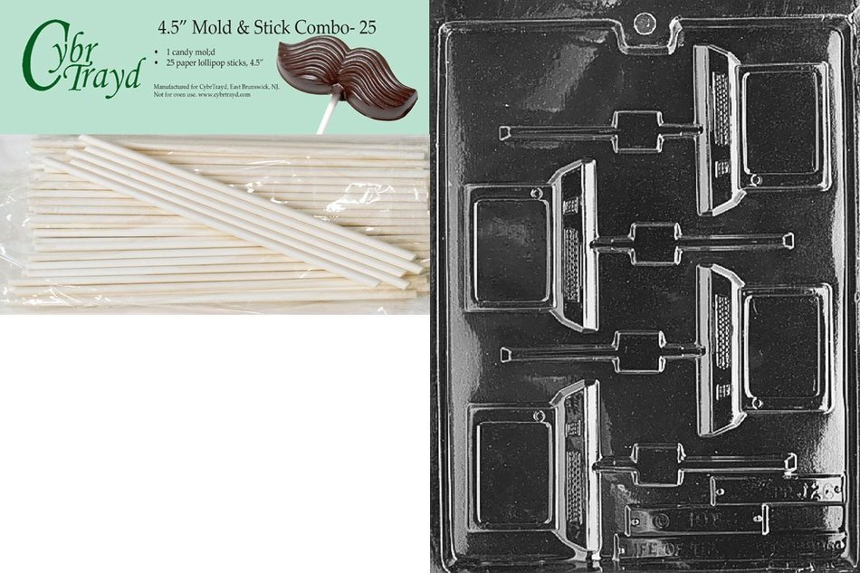 Cybrtrayd J026 Computer Lolly Jobs Chocolate Candy Mold N7