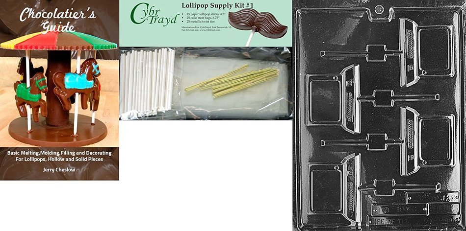 Cybrtrayd J026 Computer Lolly Jobs Chocolate Candy Mold N8