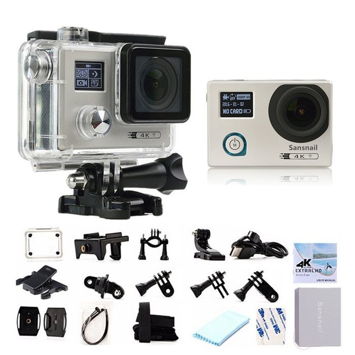 SF88 Sports Camera Novatek 96660 WiFi Action cameras,gyroscope image stabilization,dual-screen 4K camera deportiva... N2