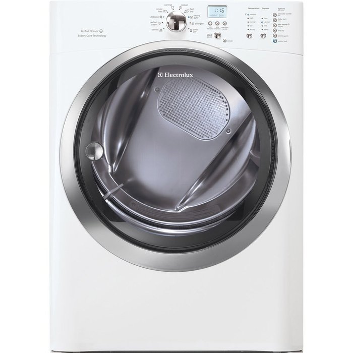 Electrolux EIMED60JIW 8 Cubic Foot Capacity Electric Front Load Dryer with Perfect Steam and IQ Touch, Island...