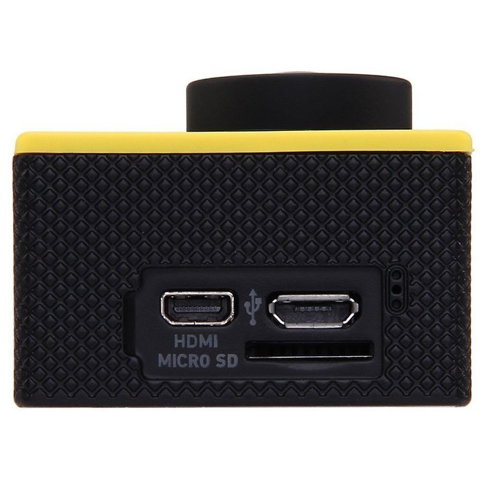 Generic 1080P 12MP Full HD USB 2.0 HDMI SJ4000 Outdoor Sports DVR Cam Action DV Camera (Yellow) N3