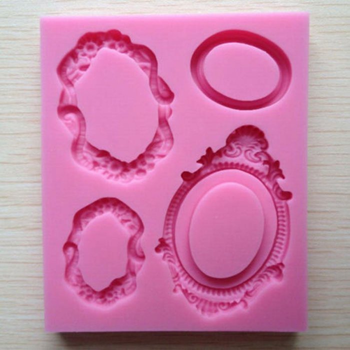 OKDEALS Silicone Glasses Frame Chocolate Cake Decorating Sugarcraft Baking Mold