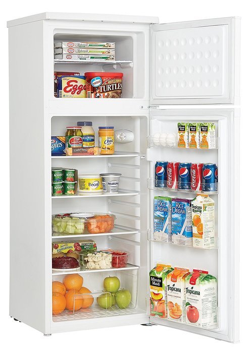 Danby DPF073C1WDB 22" Top Freezer Refrigerator with 7.3 cu. ft. Capacity Energy Star Qualified Mechanical Thermostat... N6