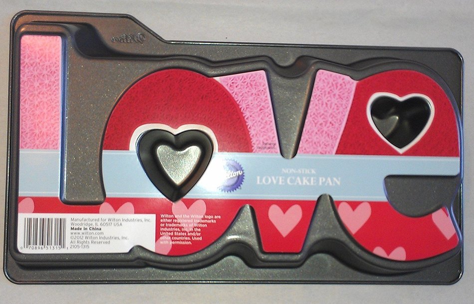 Wilton Non-stick "Love" Word Cake Pan 2105-1315 N2