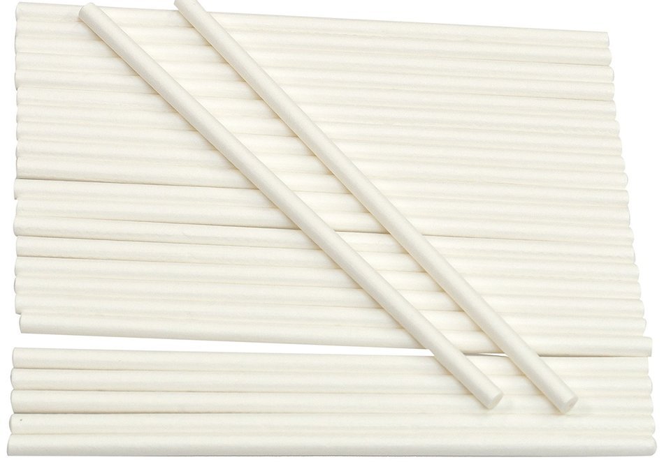 Cybrtrayd Paper Lollipop Sticks, 6-Inch by 5/32-Inch, Case of 10000