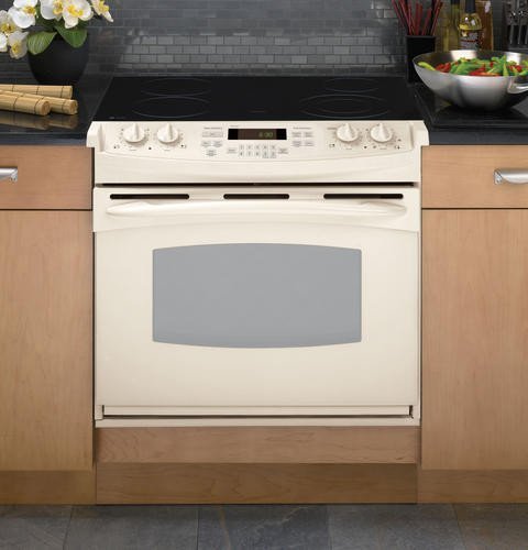 GE PD900DPCC Profile 30" Bisque Electric Smoothtop Range