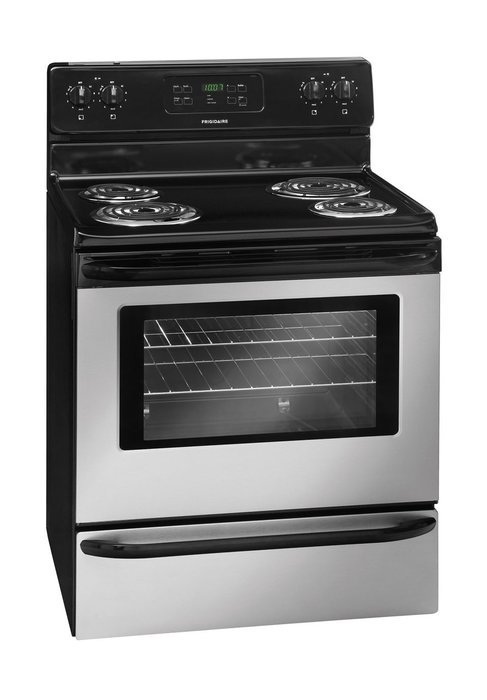 Frigidaire FFEF3015LM, 30 Inch Electric Range, Silver Mist