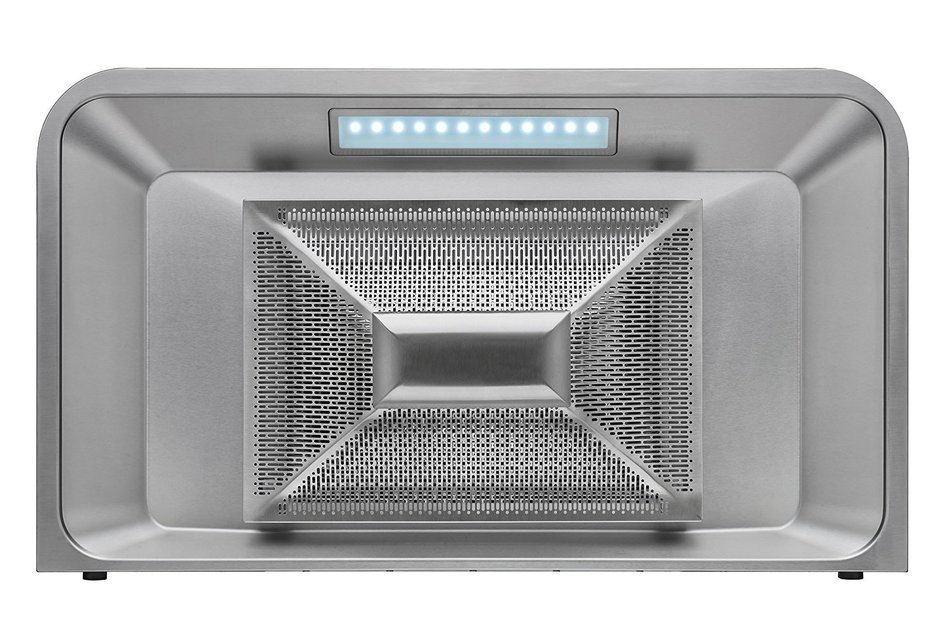 CYBER Arc Edges 36" Wall Mount Range Hood Seamless Stainless Steel Touch Panel N7