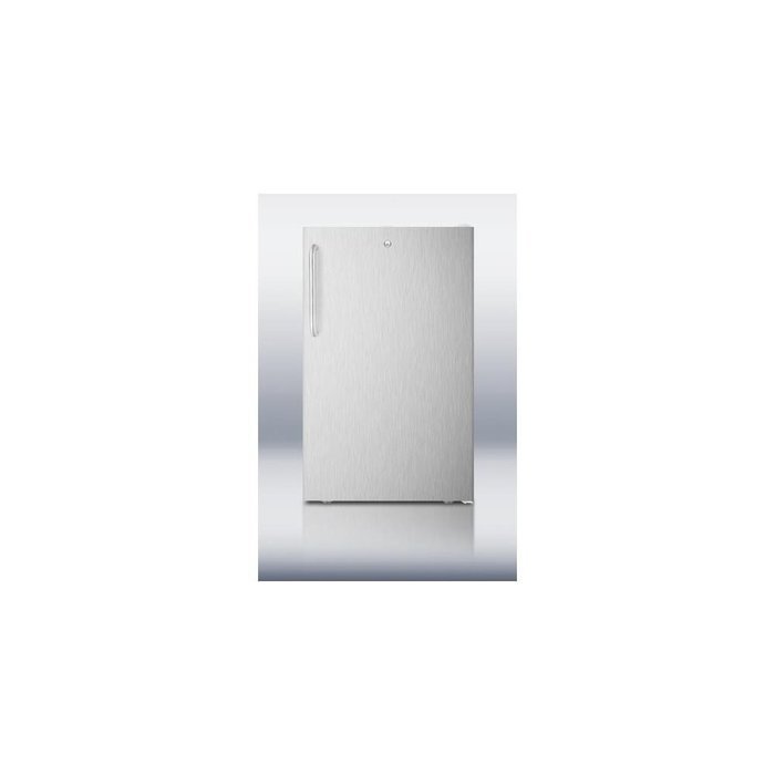Summit FF511LBISSTBADA 4.1 cu. ft. ADA Compliant Compact Refrigerator with Automatic Defrost Adjustable Shelves... N2
