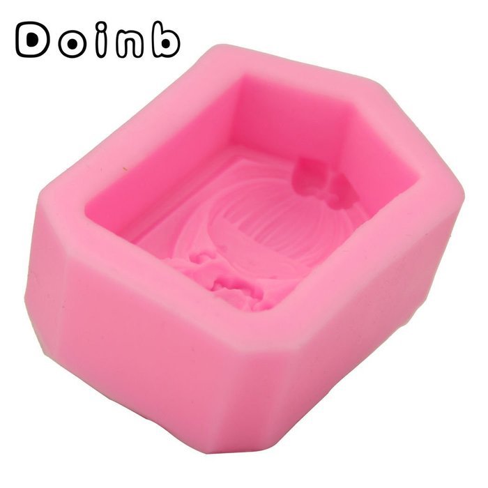 Doinb Sun+Moon (Mother+Baby) Soap Clay Candy Cake Pastry Fondant Chocolate Moulds FDA Silicone Molds Outer Size... N12