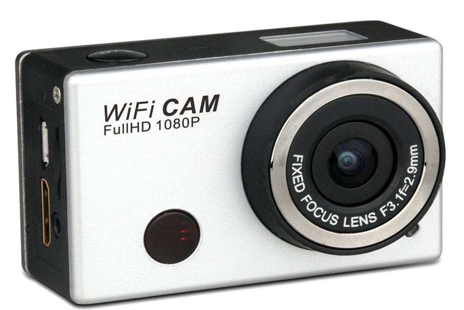 Generic Mini Sports Camera Wdv5000 Action Camera F21 With 1080p 30fps Sliver