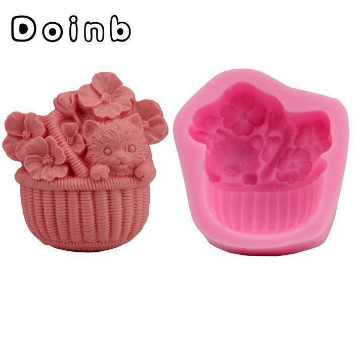 Doinb Sun+Moon (Mother+Baby) Soap Clay Candy Cake Pastry Fondant Chocolate Moulds FDA Silicone Molds Outer Size... N18