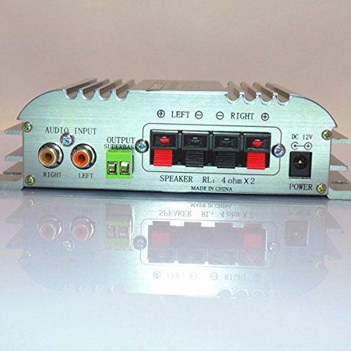 12v 2.1channel Subwoofer Hifi Stereo Car Home Audio Amplifier 300w N4