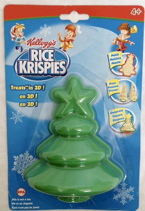 Kellogg's Rice Krispies Treats in 3D Christmas Tree Mold