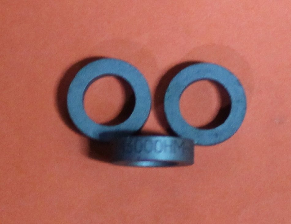Ferrite ring K 16x10x4.5 mm USSR 10 pcs