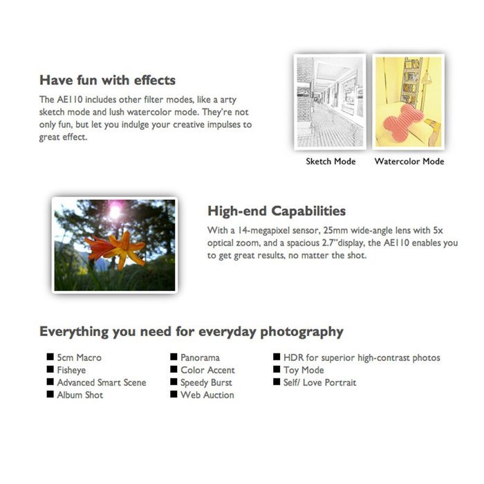 Digital Camera BENQ GH700 (White) N5