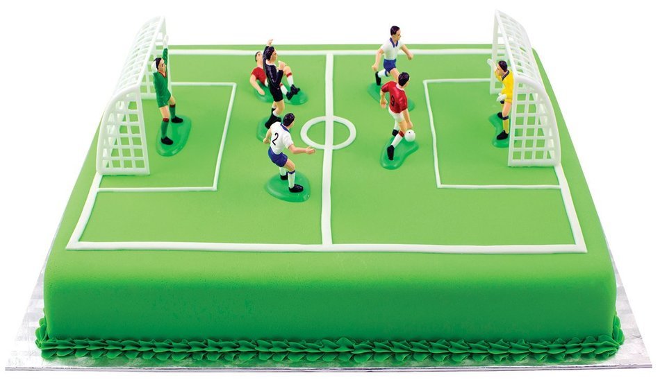 PME Football/Soccer Cake Topper Set 9pc
