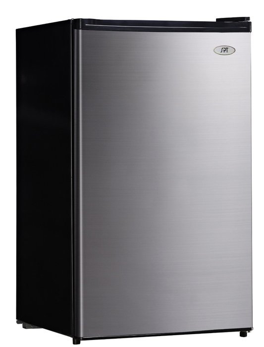 SPT RF-334SS Compact Refrigerator, 3.3 Cubic Feet, Stainless Steel, Energy Star N3