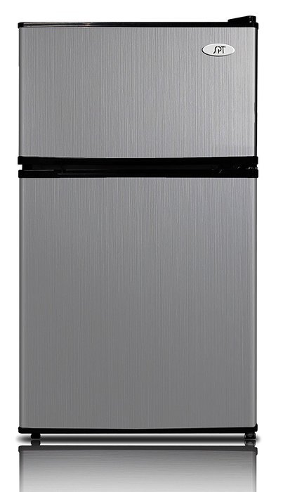 SPT RF-334SS Compact Refrigerator, 3.3 Cubic Feet, Stainless Steel, Energy Star N4