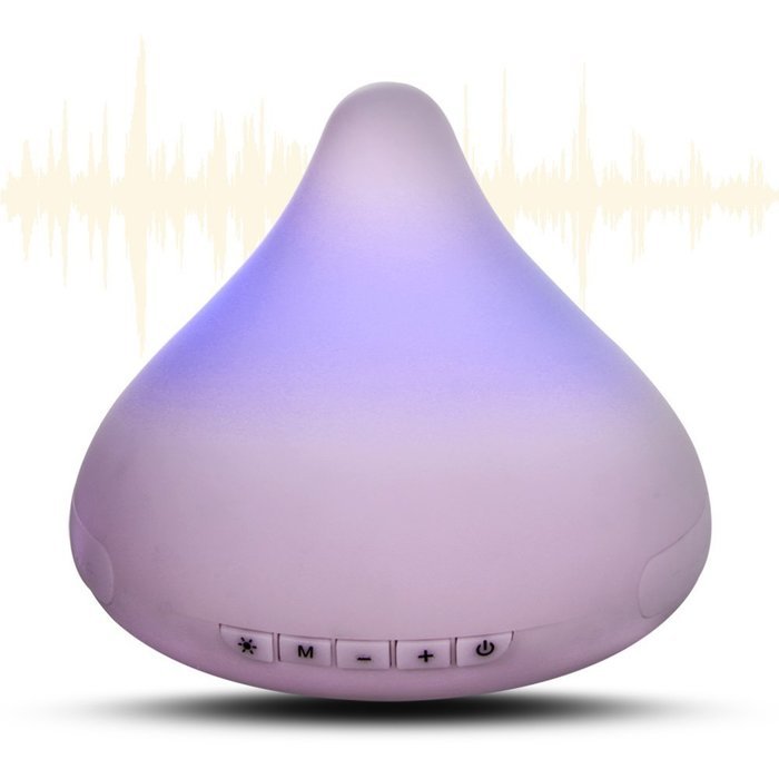 Kivors Portable Calabash Bluetooth Wireless Speaker with 5 Colors LED Lights, Compatible with iPhone, iPad, Samsung... N4
