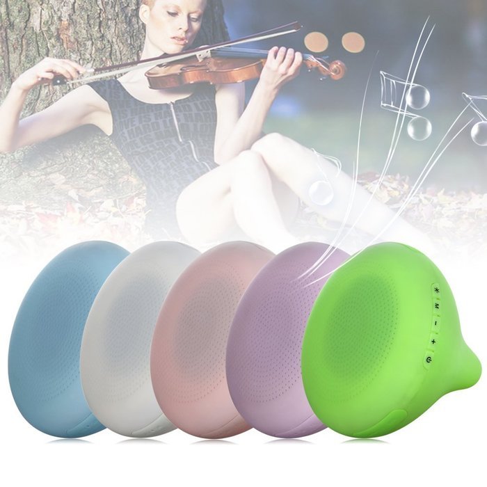 Kivors Portable Calabash Bluetooth Wireless Speaker with 5 Colors LED Lights, Compatible with iPhone, iPad, Samsung... N7