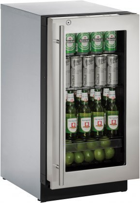 U-Line U3018RGLS13B 18" Modular 3000 Series Built In Compact Refrigerator with 3.6 cu.ft. Capacity, in Stainless...