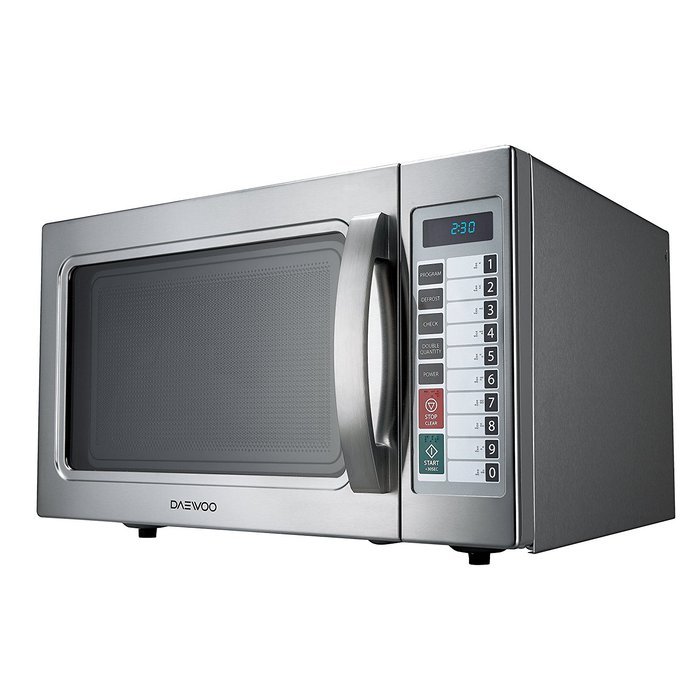 Daewoo Stainless Steel 1.0 Cu Ft Commercial Microwave Oven 1,000W | KOM-9P5CES N3