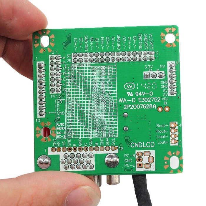 Universal MT6820-B LVDS LCD Monitor Driver Controller Board 1920&Atilde;&mdash;1200 17"-42" N4