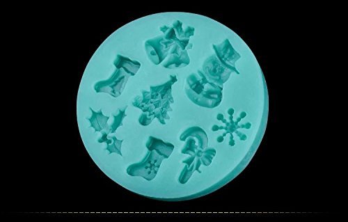 Topnew-Candy Cavity Silicone Chocolate Mold Candy and Gummy Moulds Xmas Supplies H1949 N2