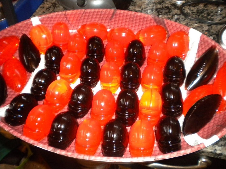 JELL-O Super Bowl Jigglers (2 Packs of 2 - 4 Total)