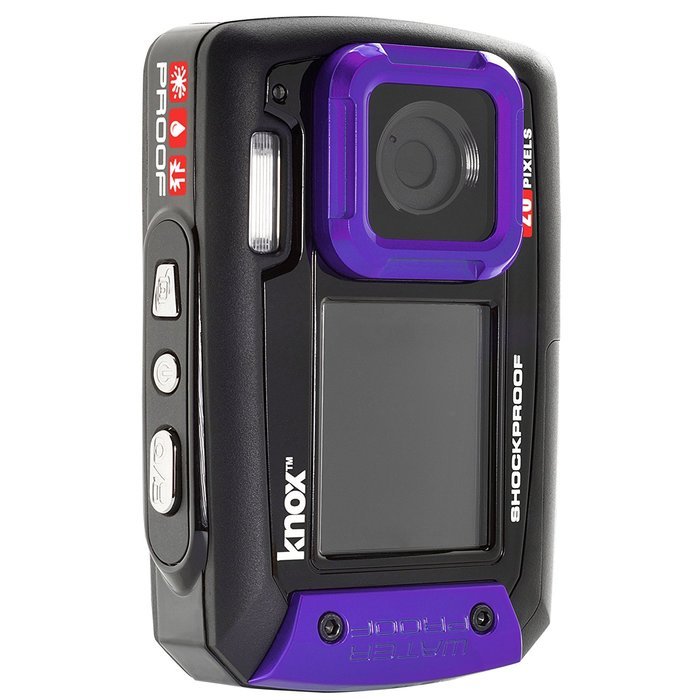 Knox Dual LCD Display 20MP Waterproof & Shockproof Digital Camera (Purple) N8