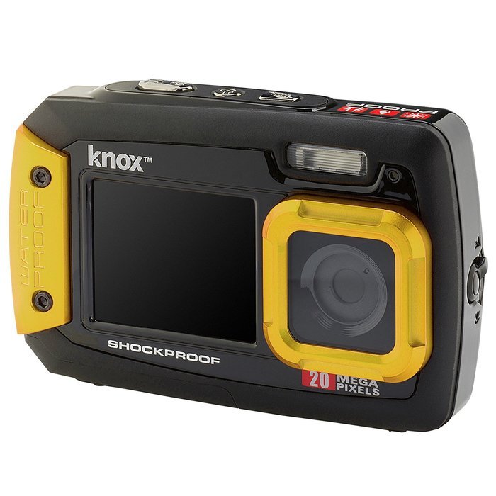 Knox Dual LCD Display 20MP Waterproof & Shockproof Digital Camera (Purple) N9