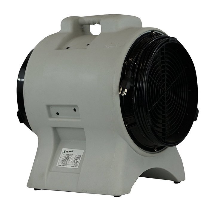 MOUNTO 1HP 3000CFM 12" Axial Blower Exhaust Fan Confined Space Blower &hellip; (Yellow) N4